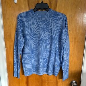 Blue Patterned Sweater